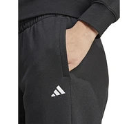 adidas Women's Feel Cozy Small Logo Fleece Sweatpants