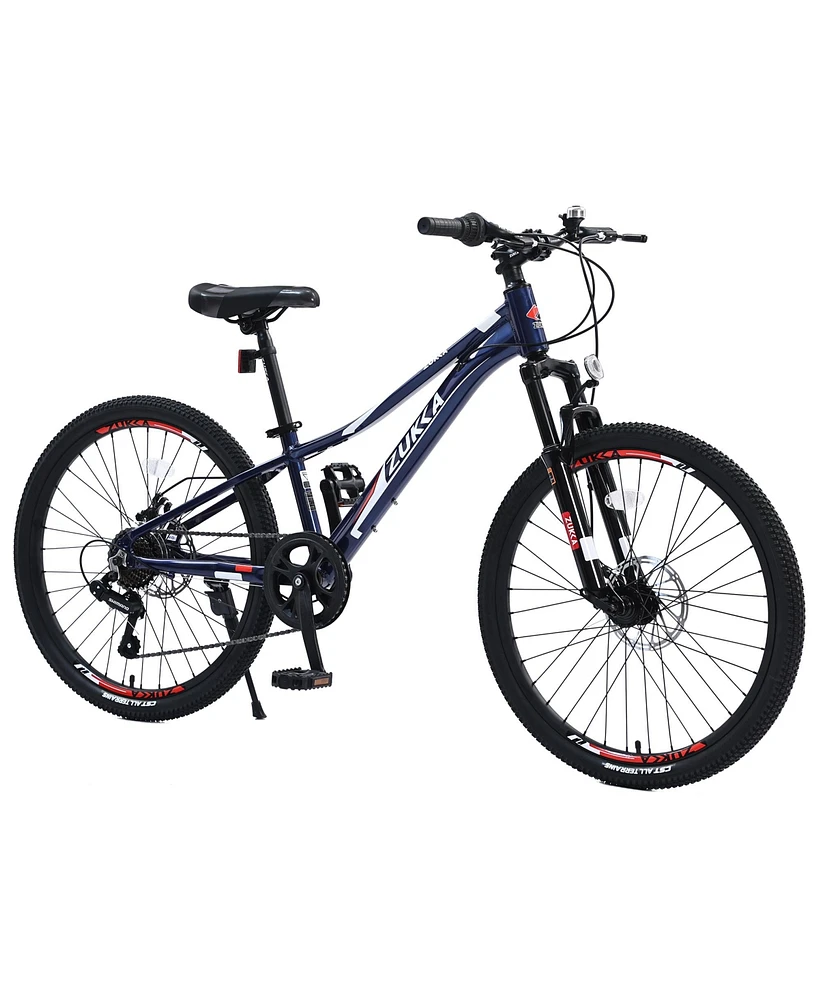 Simplie Fun Mountain Bike for Girls and Boys Mountain 24 inch shimano 7-Speed bike