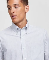 Club Room Men's Mini-Gingham Dress Shirt, Created for Macy's