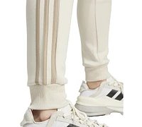 adidas Women's 3-Stripe Cotton Fleece Sweatpant Jogger