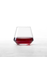 Zwiesel Glas Pure Stemless Wine Tumbler Burgundy 17.1oz - Set of 6