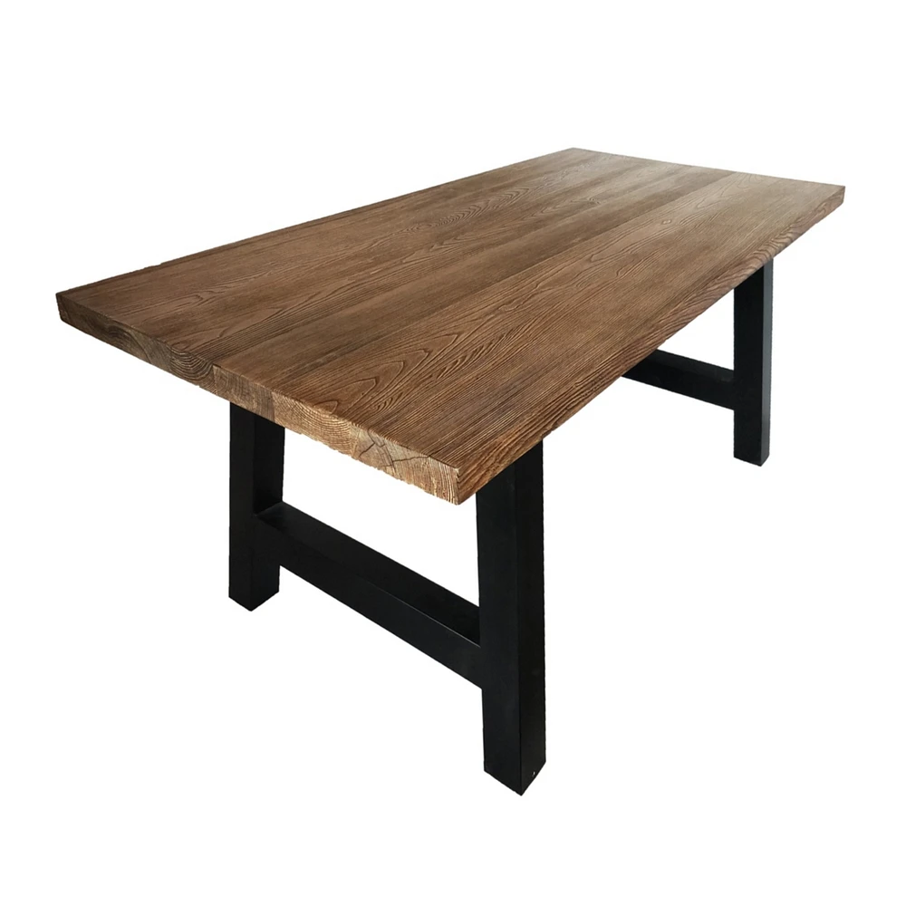 Simplie Fun Weather-Resistant Concrete Dining Table