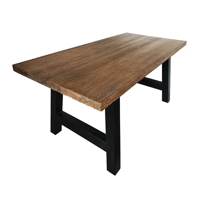 Simplie Fun Weather-Resistant Concrete Dining Table