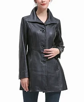 Bgsd Plus Sarai Leather Coat