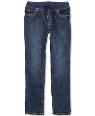 Carter's Little & Big Boys Cotton Pull-On Drawstring Jeans