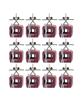 Slickblue Vintage Ski Gondola Ornament (Set of 12)