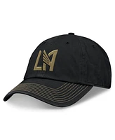 Fanatics Men's Black Lafc Iconic Blocked Fundamental Adjustable Hat