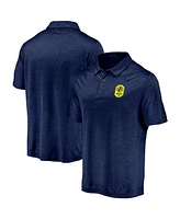 Fanatics Men's Heathered Navy Nashville Sc Poly Polo