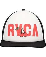 Rvca Men's White Luke P Trucker Snapback Hat