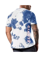 Msx by Michael Strahan Men's Royal New York Giants Freestyle Tie-Dye T-Shirt