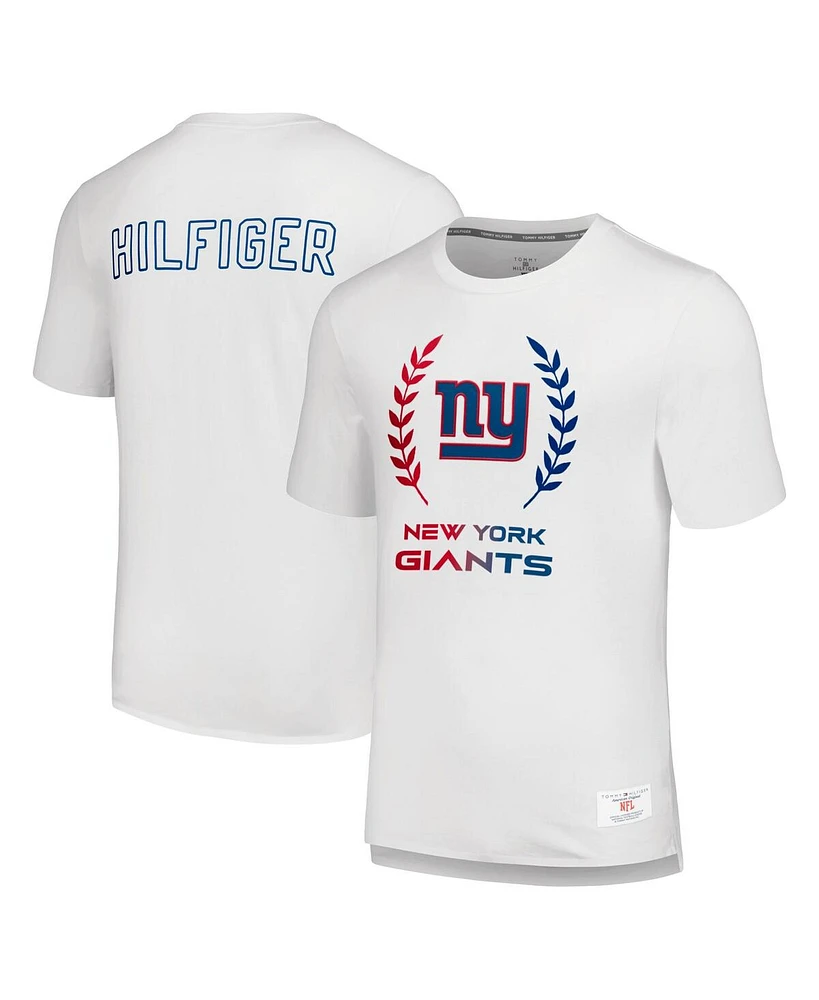 Tommy Hilfiger Men's White New York Giants Miles T-Shirt