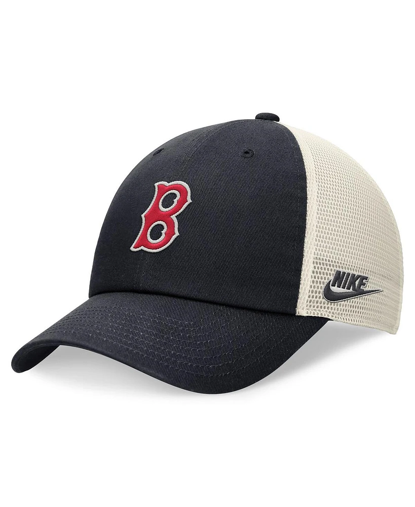 Nike Men's Navy Boston Red Sox Cooperstown Collection Rewind Club Trucker Adjustable Hat