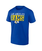 Fanatics Men's Royal Los Angeles Rams Head to Beat T-Shirt