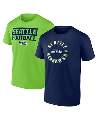 Fanatics Men's Seattle Seahawks Serve T-Shirt Combo Pack