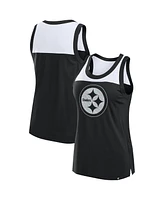 Fanatics Women's Black Pittsburgh Steelers Sequin Tank Top