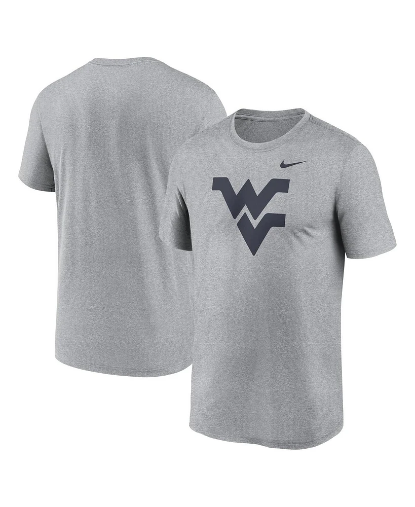 Nike Men's Heather Gray West Virginia Mountaineers Primetime Legend Logo T-Shirt