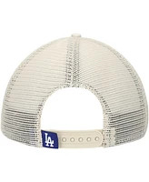 New Era Men's Stone Los Angeles Dodgers Game Day 9TWENTY Adjustable Trucker Hat