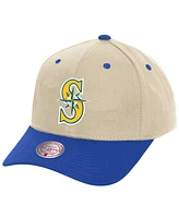 Mitchell & Ness Men's Cream Seattle Mariners Pro Crown Adjustable Hat