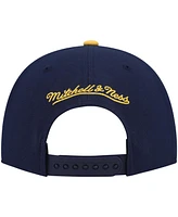 Mitchell & Ness Men's Navy/Gold West Virginia Mountaineers 2-Tone 2.0 Snapback Hat