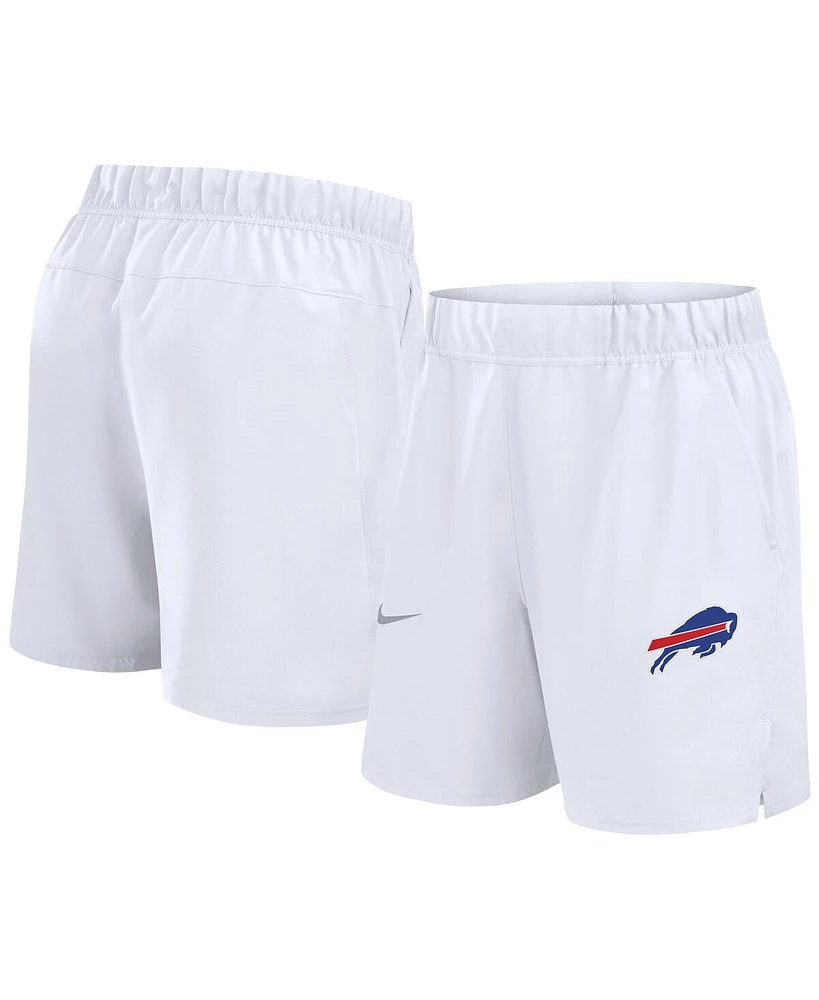 Nike Men's White Buffalo Bills Blitz Victory Performance Shorts