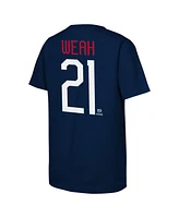 Outerstuff Men's Timothy Weah Navy Usmnt Name Number T-Shirt