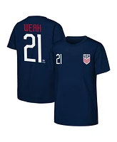 Outerstuff Men's Timothy Weah Navy Usmnt Name Number T-Shirt