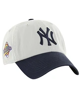 '47 Brand Men's Gray/Navy New York Yankees Sure Shot Classic Franchise Fitted Hat