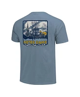 Image One Men's and Women's Light Blue Notre Dame Fighting Irish Hyper Local Campus River T-Shirt