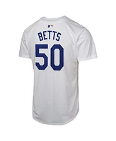 Nike Big Boys and Girls Mookie Betts White Los Angeles Dodgers Home Game Player Jersey