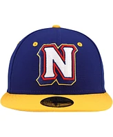 New Era Men's Royal/Yellow Northwest Arkansas Naturals Authentic Collection 59FIFTY Fitted Hat