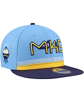 New Era Men's Powder Blue Milwaukee Brewers City Connect 9FIFTY Snapback Hat