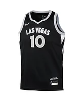 Nike Big Boys and Girls Kelsey Plum Black Las Vegas Aces Explorer Edition Player Jersey