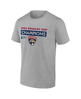 Fanatics Men's Steel Florida Panthers 2024 Stanley Cup Champions Roster T-Shirt