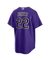 Nike Men's Nolan Jones Purple Colorado Rockies Alternate Replica Jersey