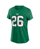 Nike Women's Saquon Barkley Kelly Green Philadelphia Eagles Player Name Number T-Shirt