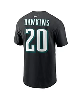 Nike Men's Brian Dawkins Black Philadelphia Eagles Retired Player Name Number T-Shirt