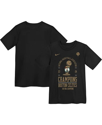 Nike Preschool Black Boston Celtics 18-Time Nba Finals Champions Locker Room T-Shirt