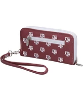 Eagles Wings Women's Texas A M Aggies Zip-Around Wristlet Wallet