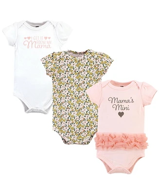 Hudson Baby Girls Cotton Bodysuits, Mamas Mini Tutu, 6-9 Months