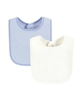 Hudson Baby Girls Drooler Bib with Waterproof Lining, 10 - Pack, One