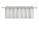 Caromio Linen Textured Room Darkening Blackout Kitchen Valance Curtain, 52" x 15"