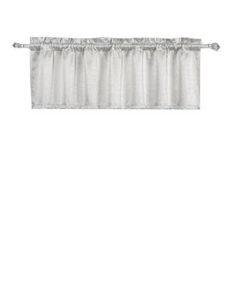 Caromio Linen Textured Room Darkening Blackout Kitchen Valance Curtain 52 X 15