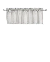 Caromio Linen Textured Room Darkening Blackout Kitchen Valance Curtain 52 X 15