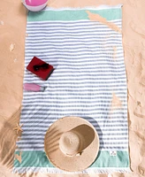 American Soft Linen Peshtemal 100% Turkish Cotton 4-Pack Beach Towels, 35" x 60"