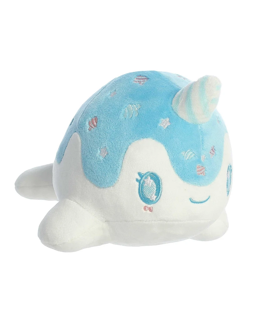 Aurora Small Blue Raspberry Nomwhal Tasty Peach Enchanting Plush Toy Blue 7"