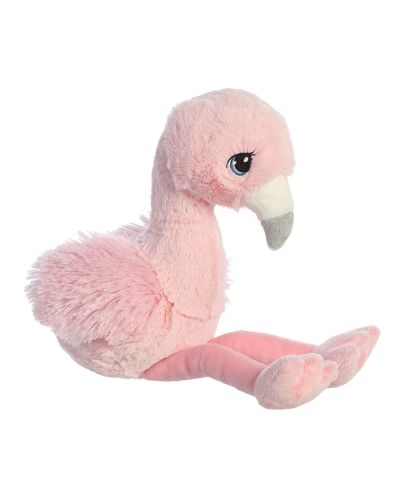 Aurora Small Flora Flamingo Precious Moments Inspirational Plush Toy Pink 8.5"