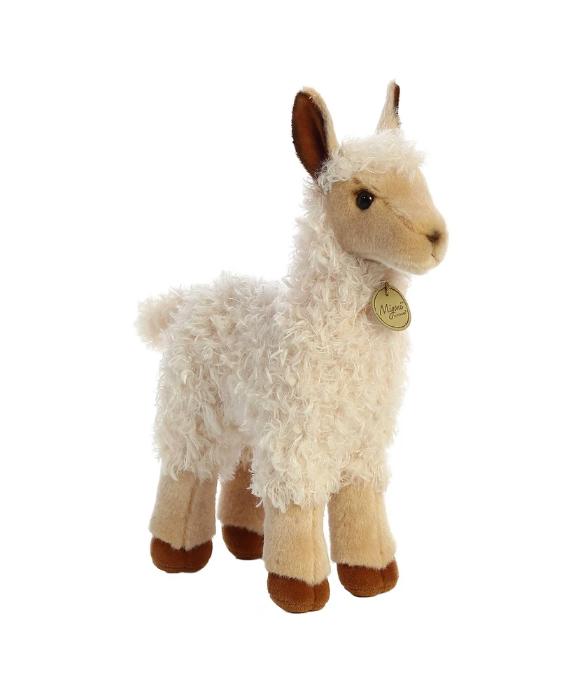 Aurora Medium Llama Miyoni Realistic Plush Toy Tan 12"