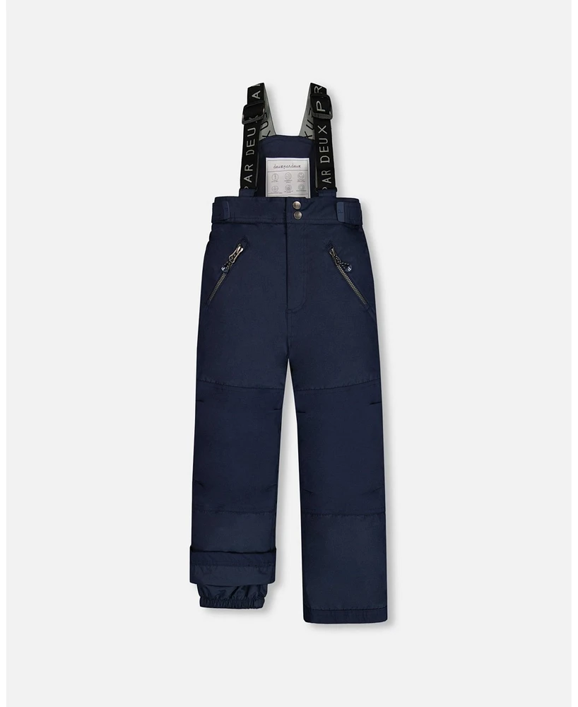 Deux par Deux Kids Unisex Snow Pants Navy