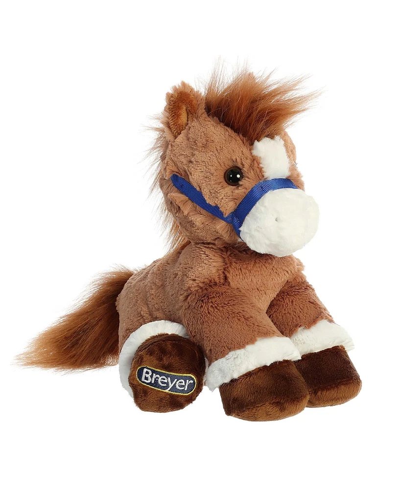 Aurora Medium Bridle Buddies Chestnut Horse Breyer Exquisite Plush Toy Brown 11"