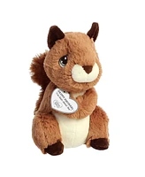 Aurora Small Skippy Squirrel Precious Moments Inspirational Plush Toy Brown 8.5"